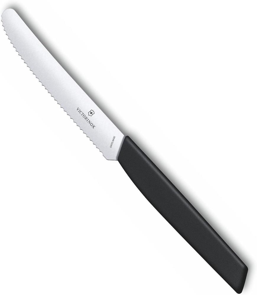 Victorinox Swiss Modern Tomato and Table Knife, Wellens, 11 cm, Black Bild 1