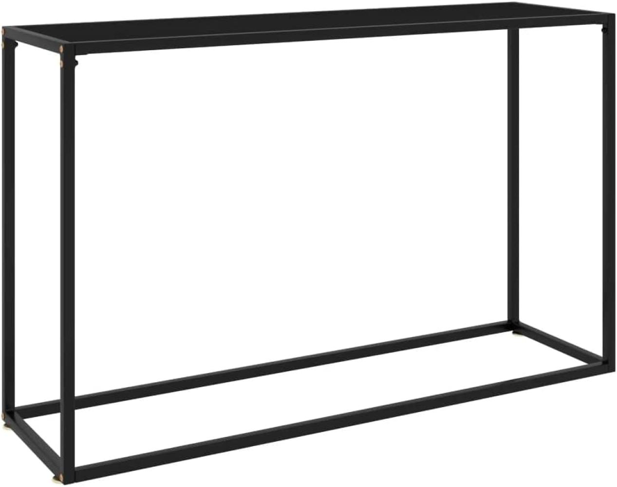 vidaXL Konsolentisch Schwarz 120x35x75 cm Hartglas [322816] Bild 1