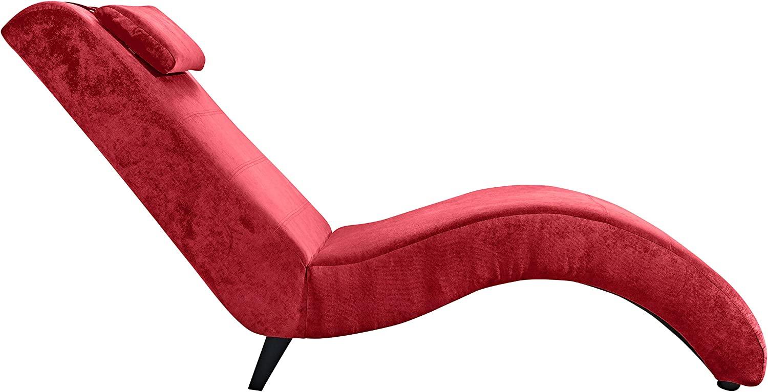 Max Winzer Liege Norris 65 x 163 x 84 cm rot Bild 1