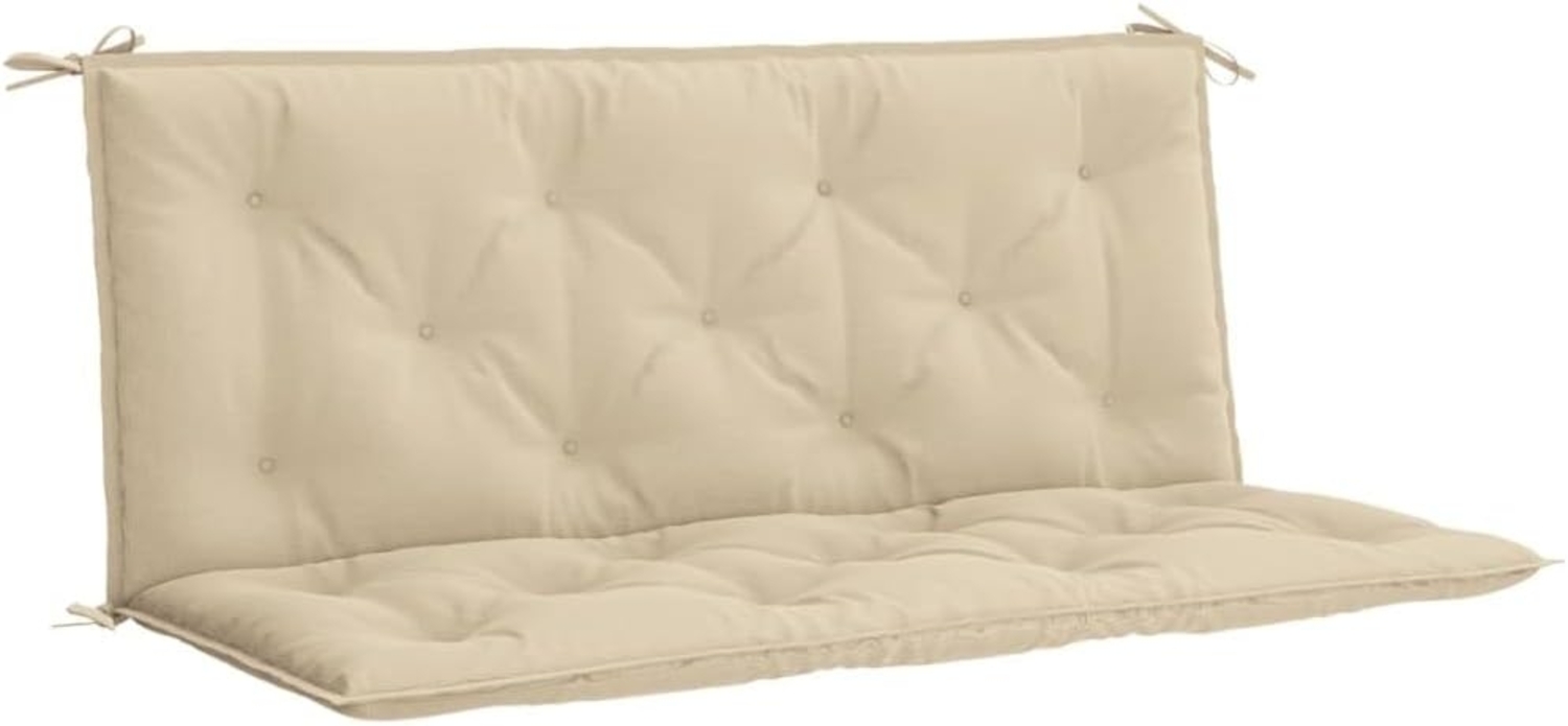 vidaXL Gartenbank-Auflage Beige 120x(50+50)x7 cm Oxford-Gewebe 315007 Bild 1