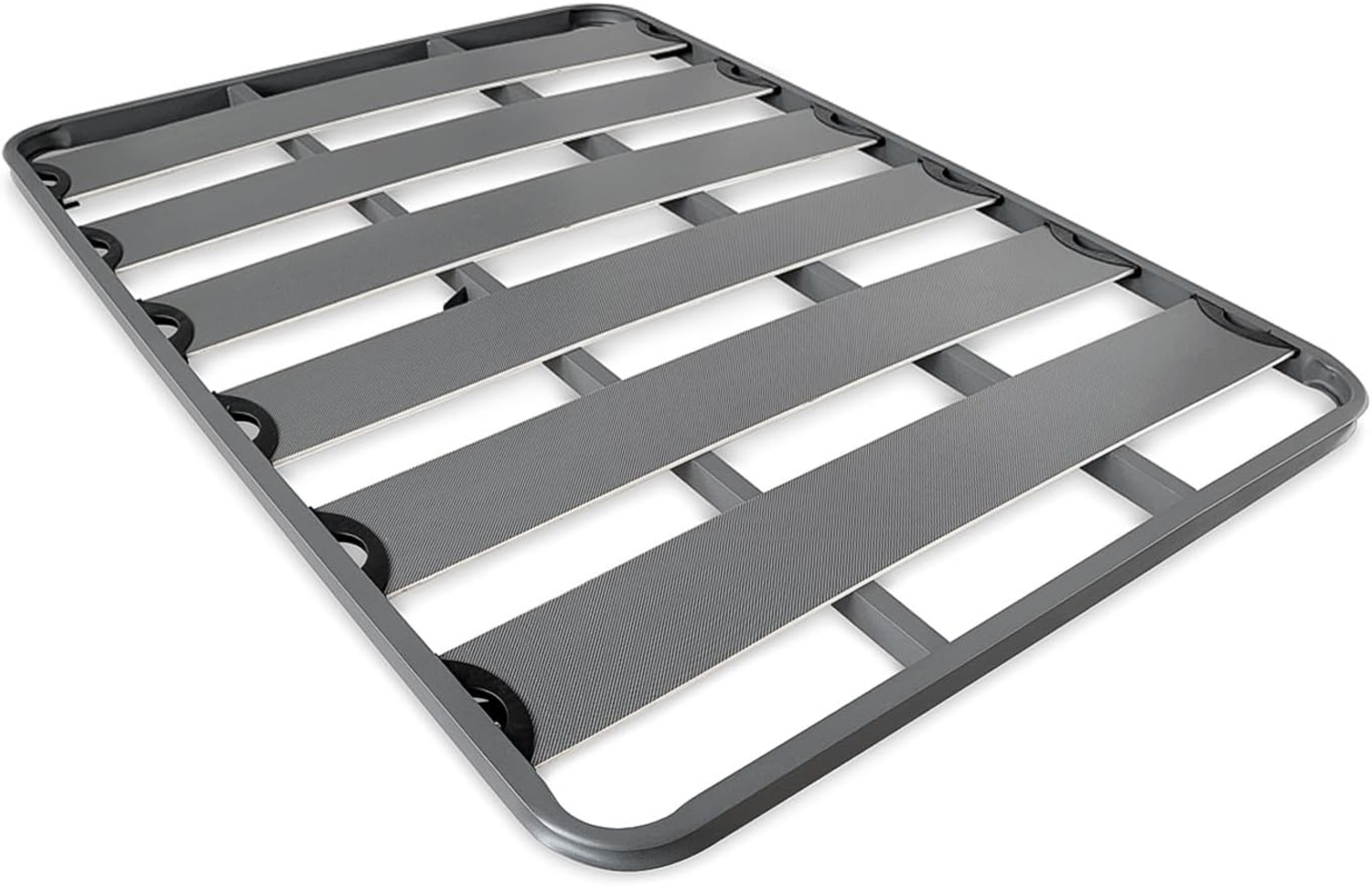 Homey Verstärkter Lattenrost mit Breiten Lamellen, geräuschhemmend, Struktur 40x30 mm, ohne Beine, stark und robust, 135x190 cm Bild 1