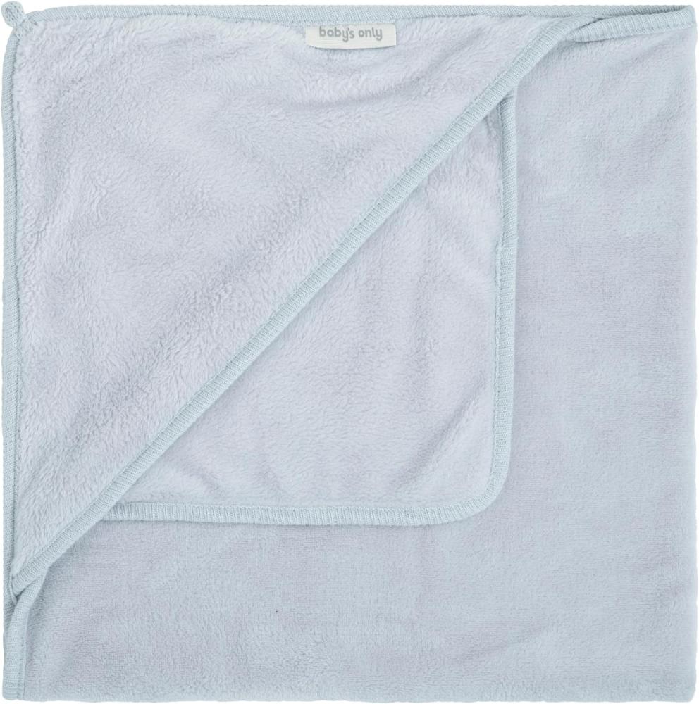 Baby´s Only Kapuzendecke Cozy misty blue Hellblau Bild 1