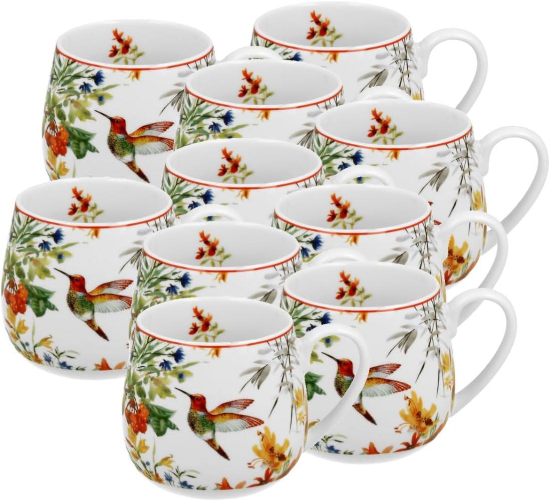 DUO FLORAL Fassbecher 430 ml LINNEA New Bone China Porzellan Bild 1