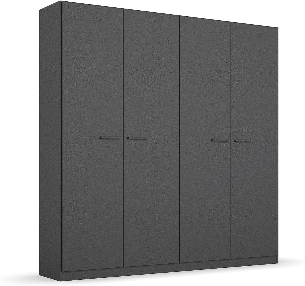 Kleiderschrank FLORENZ, Graumetallic, ohne Spiegel, 181 x 210 x 54 cm Bild 1