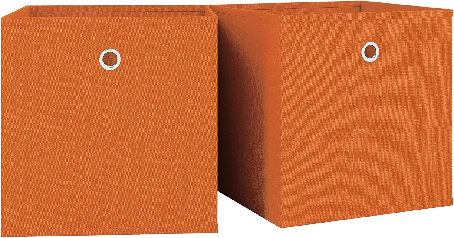 VCM 2er-Set 'Boxas' Faltbox, 28x27x27 cm, orange Bild 1