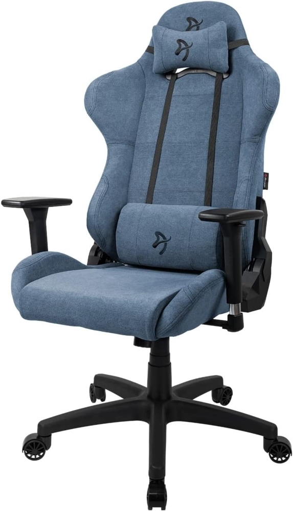 Arozzi Torretta Soft Fabric - Gamingstuhl, Büro Stuhl - Stoff - Bis zu 100 kg, blau Bild 1