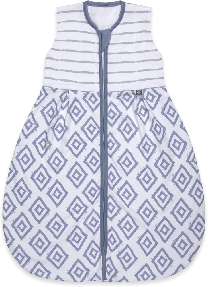emma & noah Schlafsack Rauten Blau Bild 1