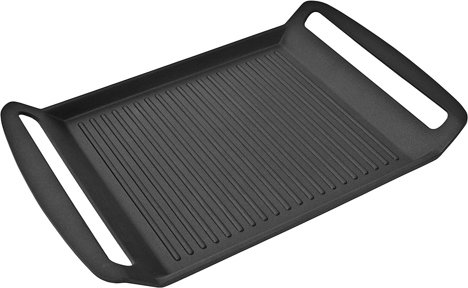 Kopf Grillpfanne Marra, Aluminiumguss, 26 x 23 cm Grillplatte, ILAG Beschichtung, Induktion Bild 1