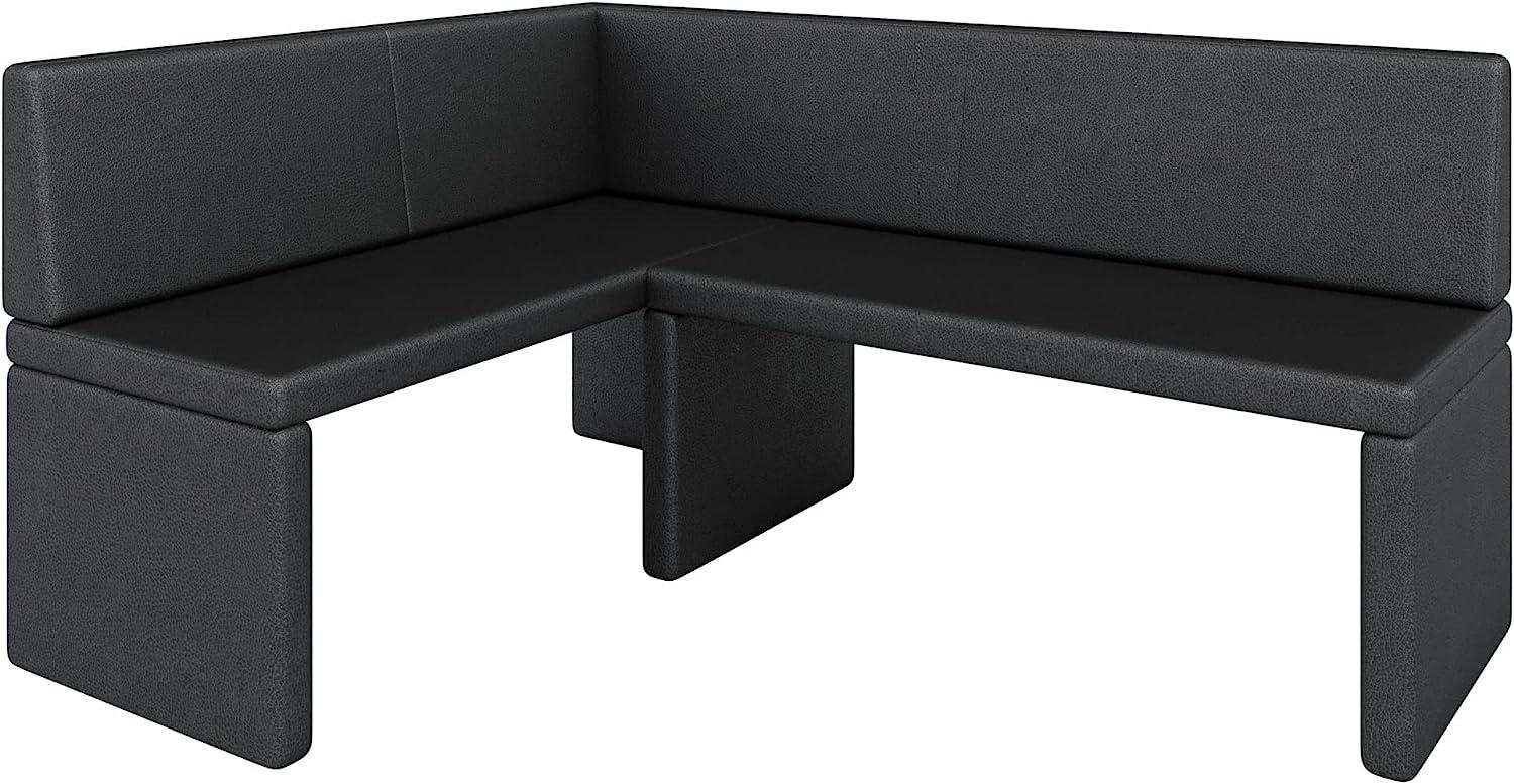 Eckbank Akiko Corner Bench - Eckbankgruppe für Ihrem Esszimmer, Küche modern, Sitzecke, Essecke. Perfekt für Küche, Büro und Rezeption. Solide und Starke Verarbeitung. (Soft 11, 142x196cm Links) Bild 1