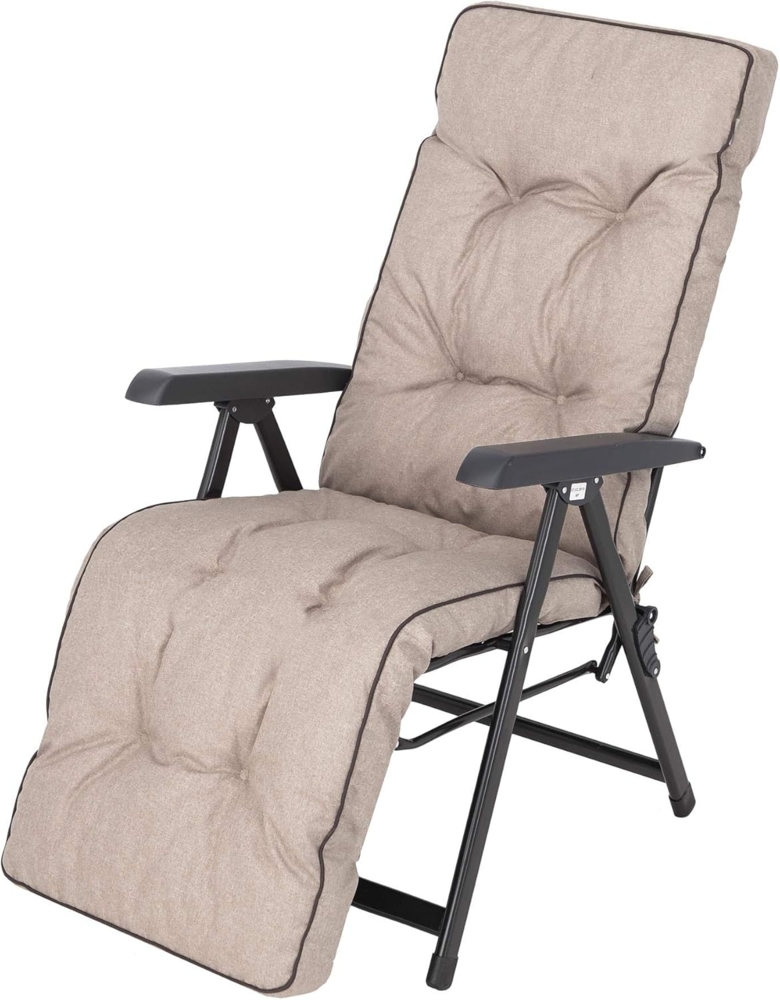 Bjird Liegenauflage Auflage für Liegestuhl 160x50x8, extra dicke Polsterauflage für klappbare Gartenliege/Sonnenliege Bild 1