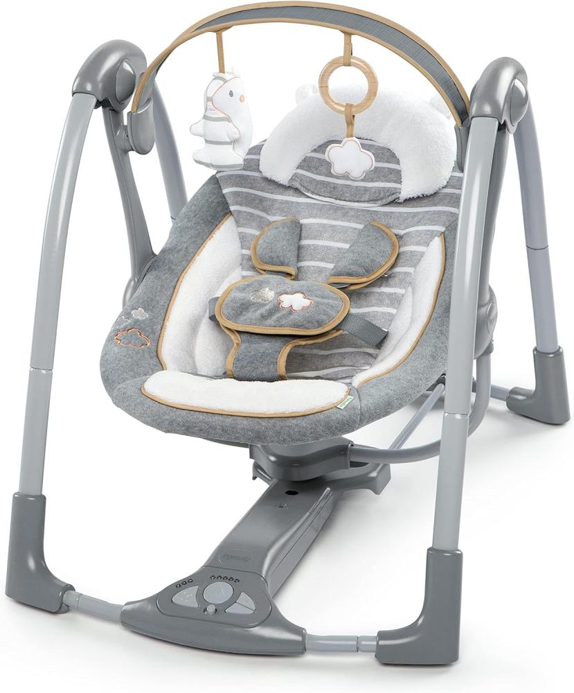 Ingenuity Tragbare Babyschaukel Swing'n'Go Bella Teddy Bild 1