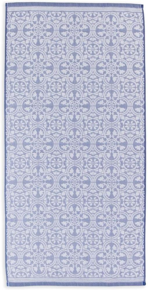 PiP Studio Handtuch Tile Pip Blue 70X140 Blau 100% Cotton, terry, 500 GSM 70 x 140 cm, Baumwolle (1-St) Bild 1