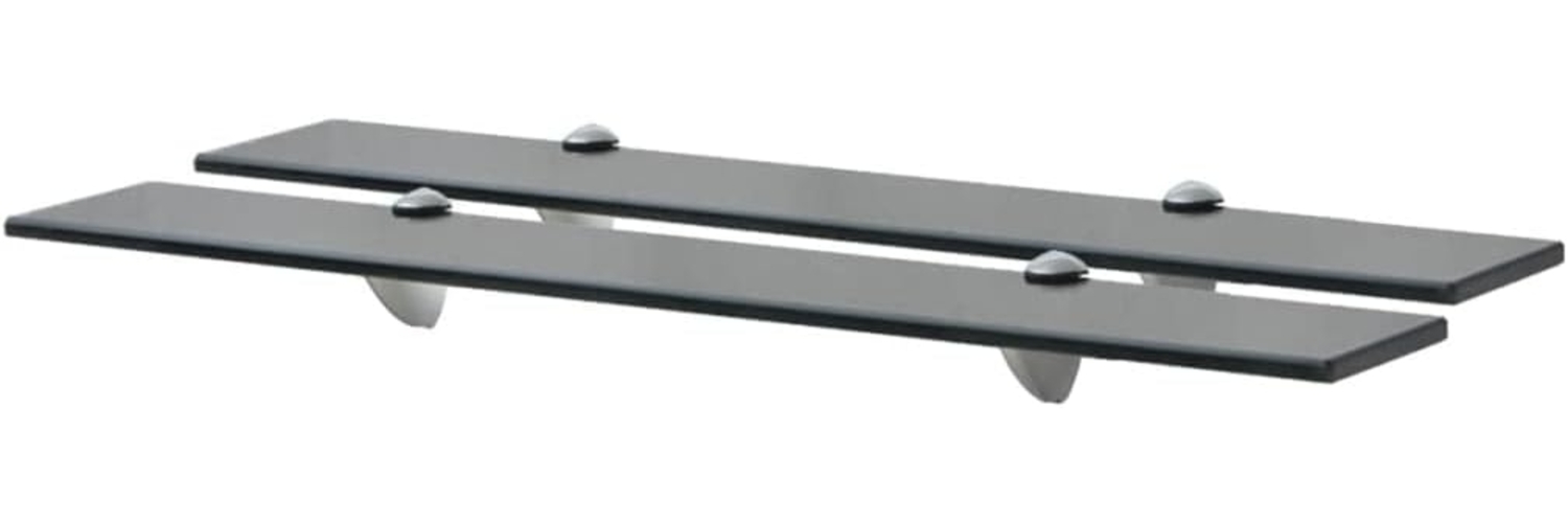 vidaXL Schwebende Regale 2 Stk. Glas 70x10 cm 8 mm [3051506] Bild 1