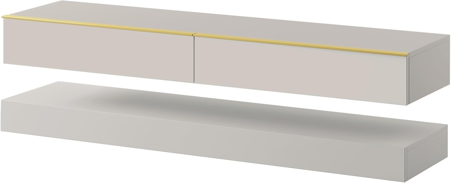 Selsey - TV-Lowboard Hylia 140 cm Schwarz Bild 1