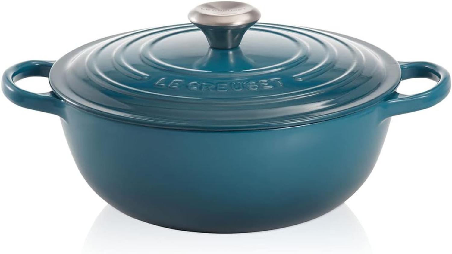 Le Creuset La Marmite Signature 26 cm Deep Teal Bild 1