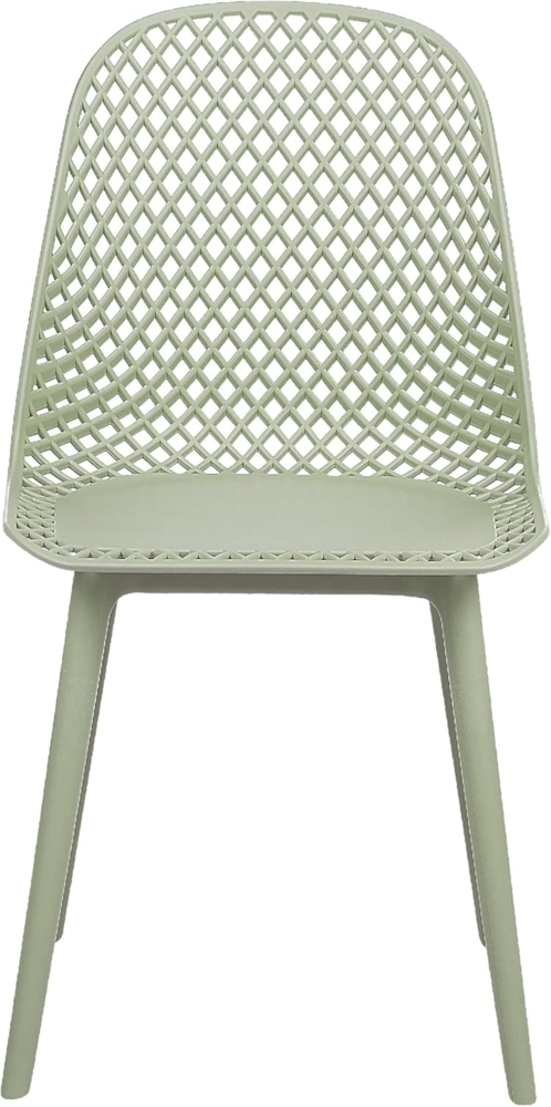 Esszimmerstuhl 4er Set EMORY Hellgrün Bild 1