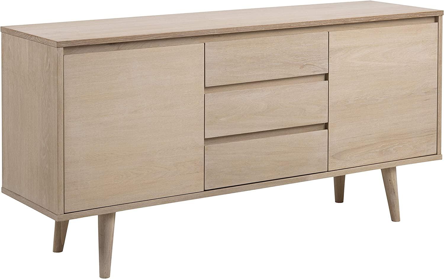 Sideboard 'NAGANO', weiß pigmentierte Eiche Bild 1