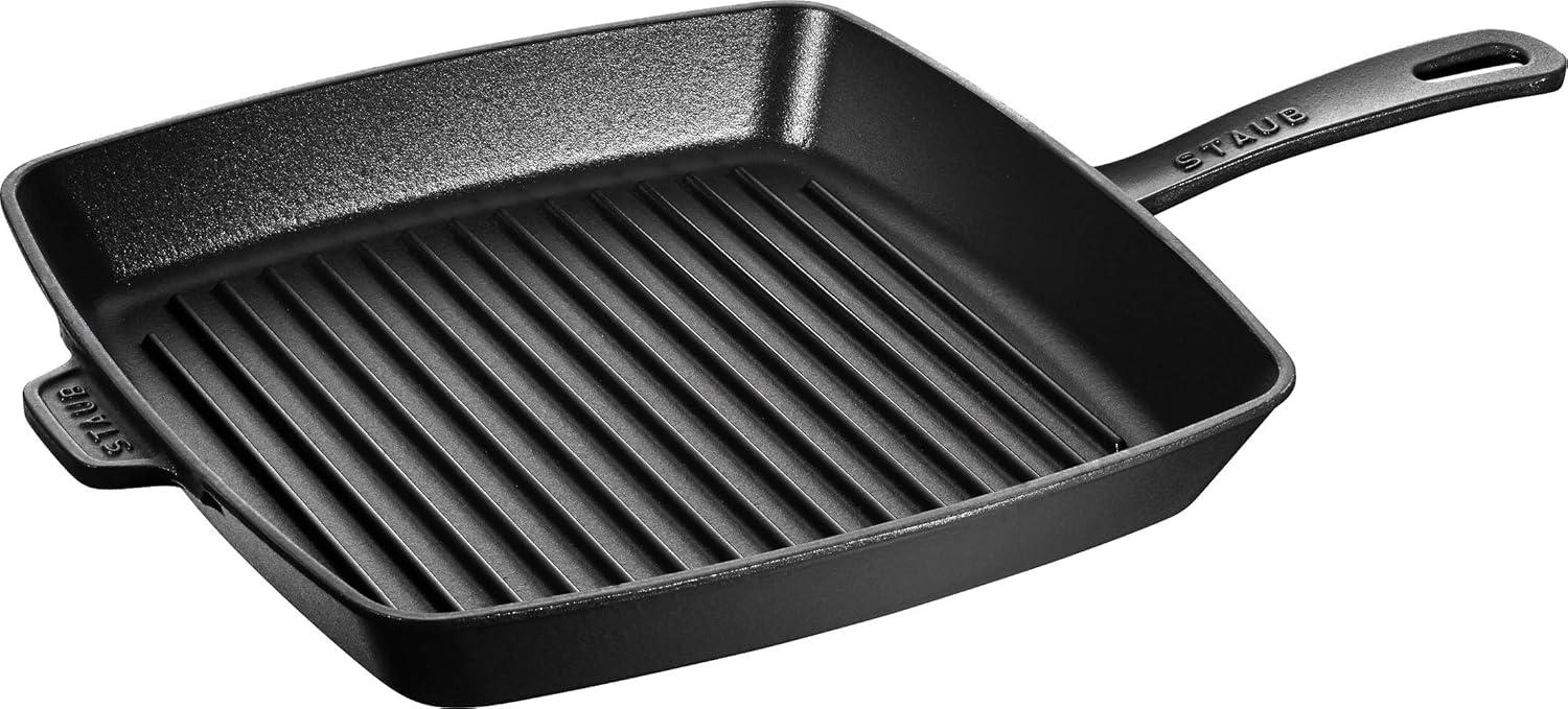 Staub Grill Pans American Grill 26 cm, Gusseisen, Schwarz Bild 1