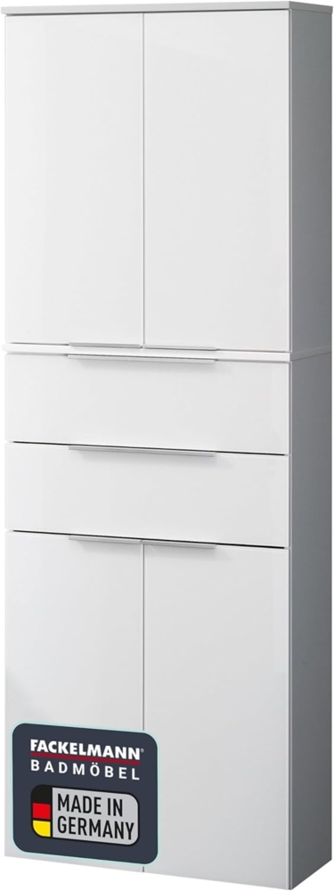 Fackelmann KARA Hochschrank 61 cm, Weiß Bild 1