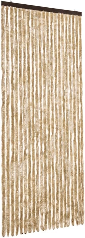 vidaXL Insektenschutz-Vorhang Beige 90x220 cm Chenille 284283 Bild 1