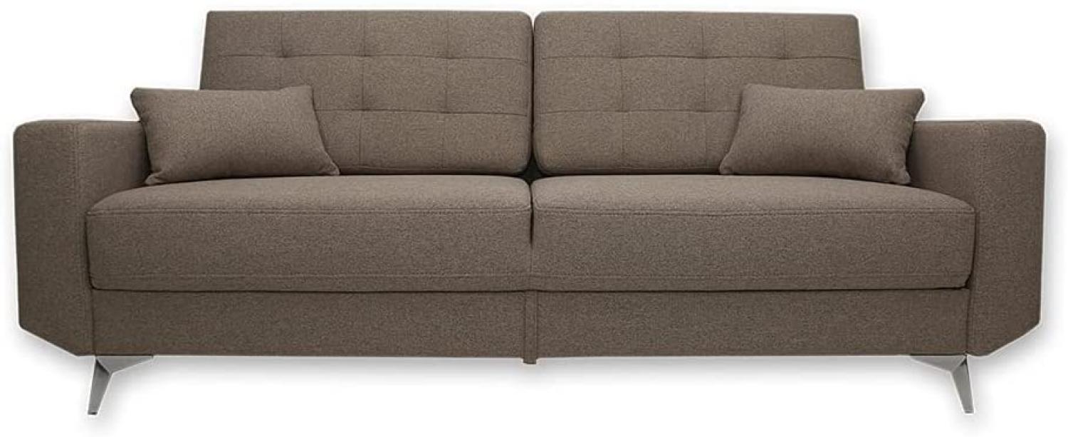 VitaliSpa Schlafsofa Schlafcouch Boxspringsofa York Schlaffunktion Bettkasten Bild 1