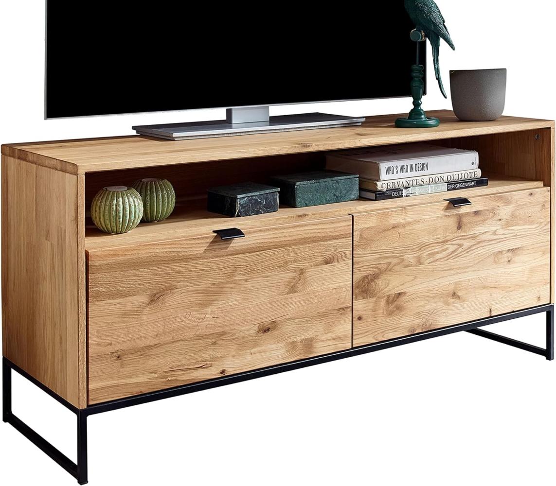 Woodroom Siona TV-Kommode, Eiche massiv geölt, BxHxT 120x57x40 cm Bild 1