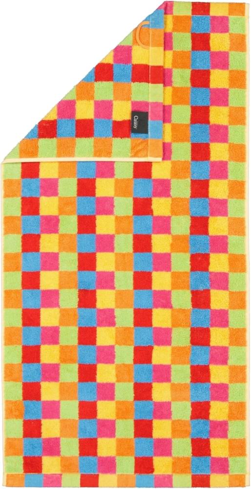 Cawö Handtuch Saunatuch Lifestyle Cubes 7017 25, Walkfrottier (1-St), Frotteeware, Handtuch Bild 1