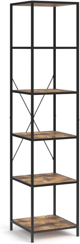 VICCO Loft Standregal Fyrk Bücherregal Wandregal Holz Regal 174x40x40 cm Bild 1