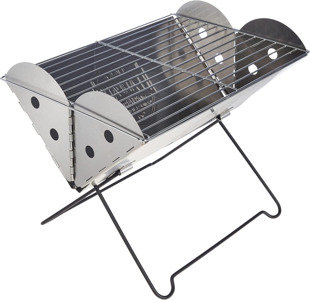 UCO Grill- und Feuerschale, Edelstahl Silber, 34,3 x 25,4 x 28 cm Bild 1