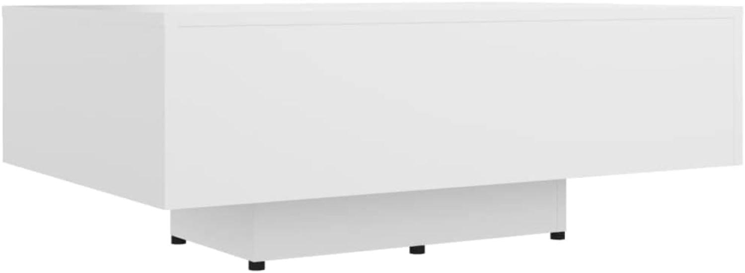 vidaXL Couchtisch Weiß 85x55x31 cm Holzwerkstoff 803380 Bild 1