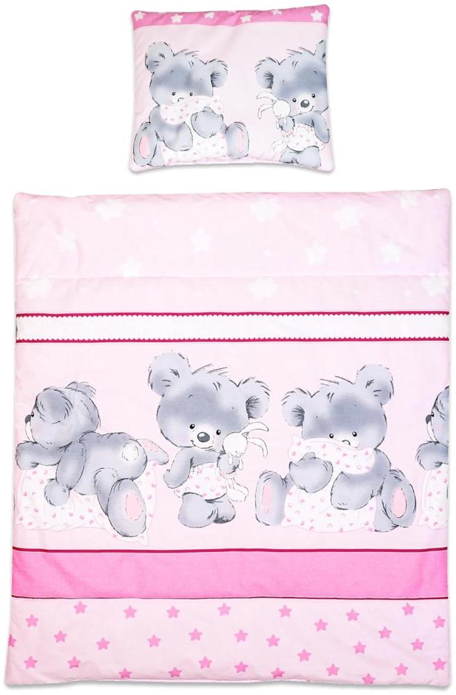 2-teiliges Baby Kinder Bettbezug 80 x 70 cm mit Kopfkissenbezug - Muster 22 Bild 1