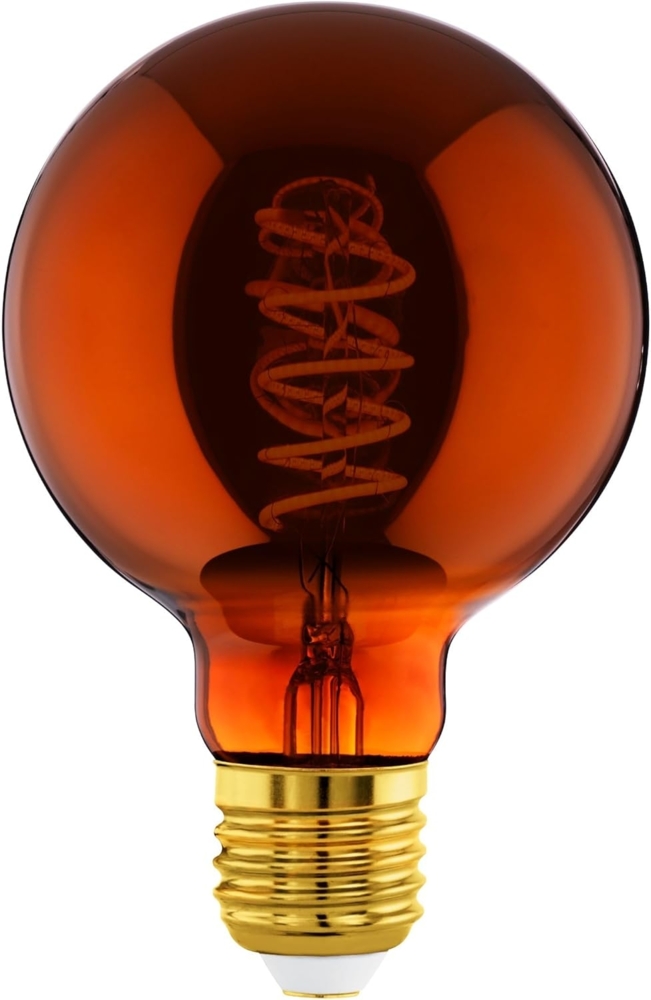 Eglo 110092 LED Filament Leuchtmittel E27 Decorative Spirale L:13. 7cm Ø:9. 5cm dimmbar 2000K Bild 1