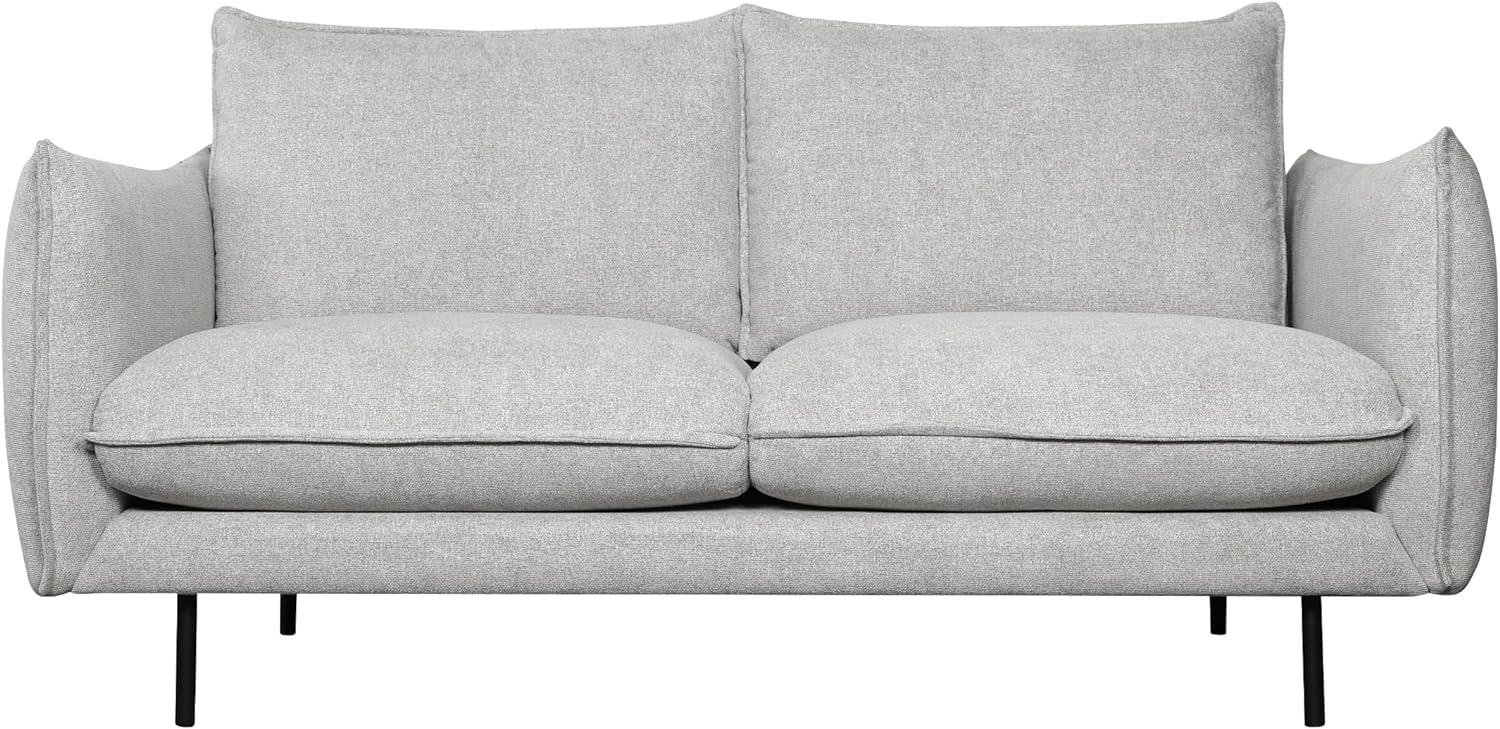 Milano 2-Sitzer Sofa - Stoffbezug Grau Bild 1