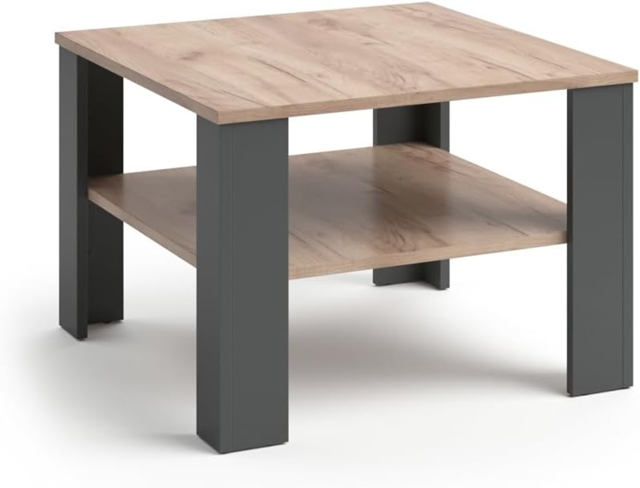Vicco Couchtisch Anthrazit 60 x 60 cm, Homer Bild 1