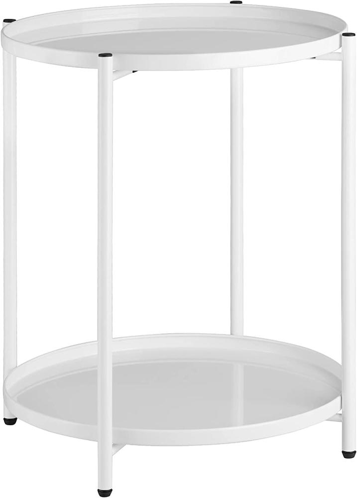 Beistelltisch Oxford 45,5 x 45,5 x 53 cm - weiß Bild 1