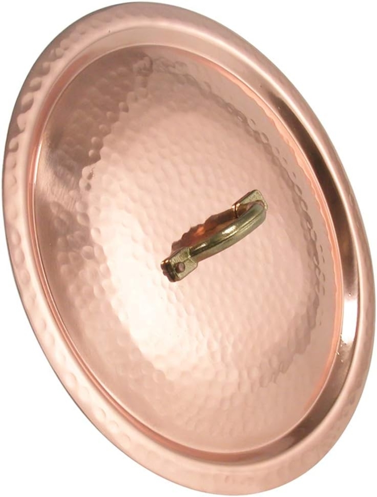 Agnelli Pentole Deckel aus Kupfer verzinnt, Kupfer Bild 1