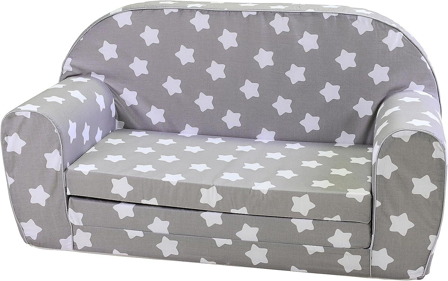 Knorr Toys Kindersofa 'Stars white' Bild 1