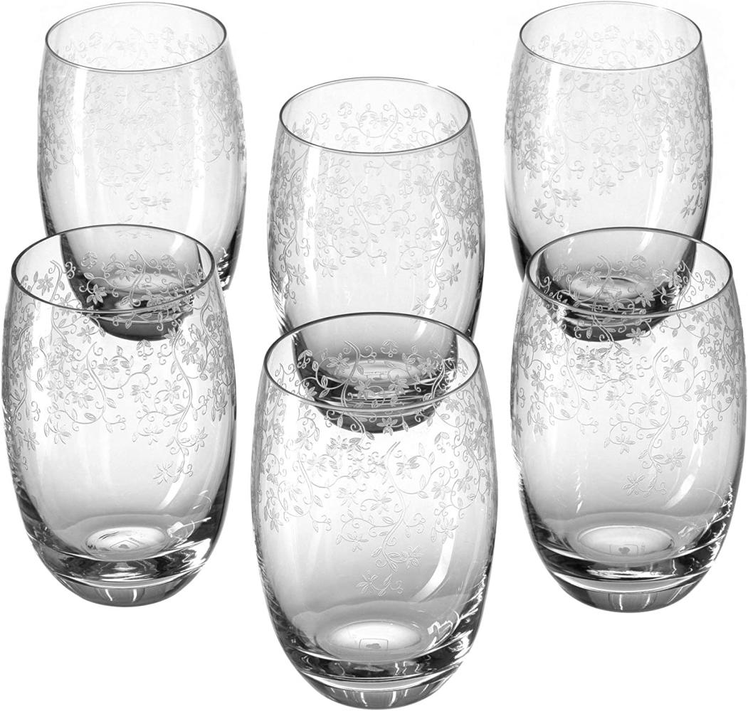 Leonardo Chateau Longdrinkglas 6er Set, Trinkglas, Wasserglas, Edles Glas mit Gravur, 350 ml, 35299 Bild 1