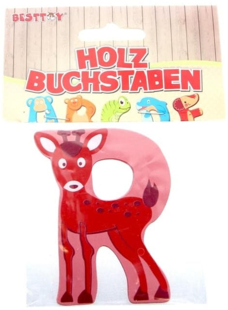 Besttoy - Holzbuchstabe - R - rot Bild 1