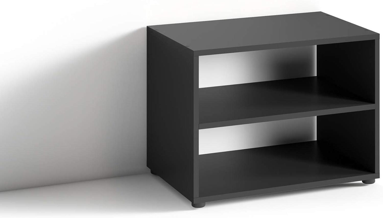 Homexperts 'VANCOUVER' TV-Stand, Holzwerkstoff Spanplatte schwarz, B 60 x H 45 x T 39 cm Bild 1