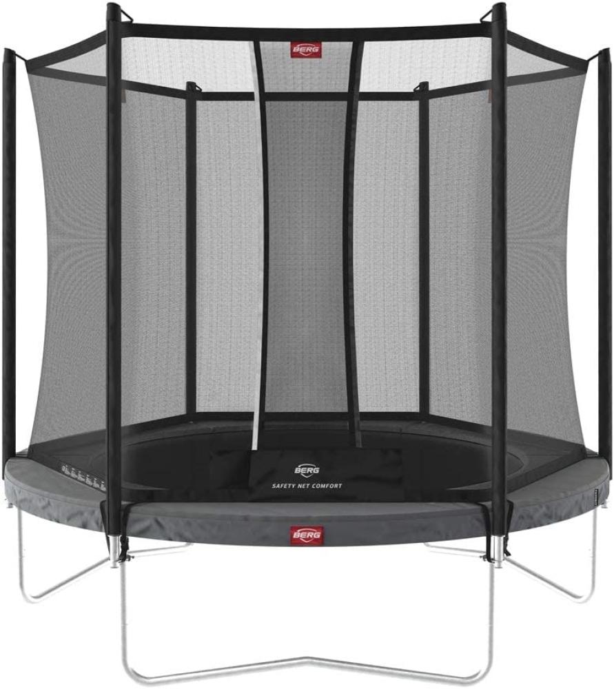 Berg 'Favorit Regular' Trampolin, 200 cm Durchmesser, ab 6 Jahren, bis 50 kg belastbar, inkl. Sicherheitsnetz 'Comfort', grau Bild 1