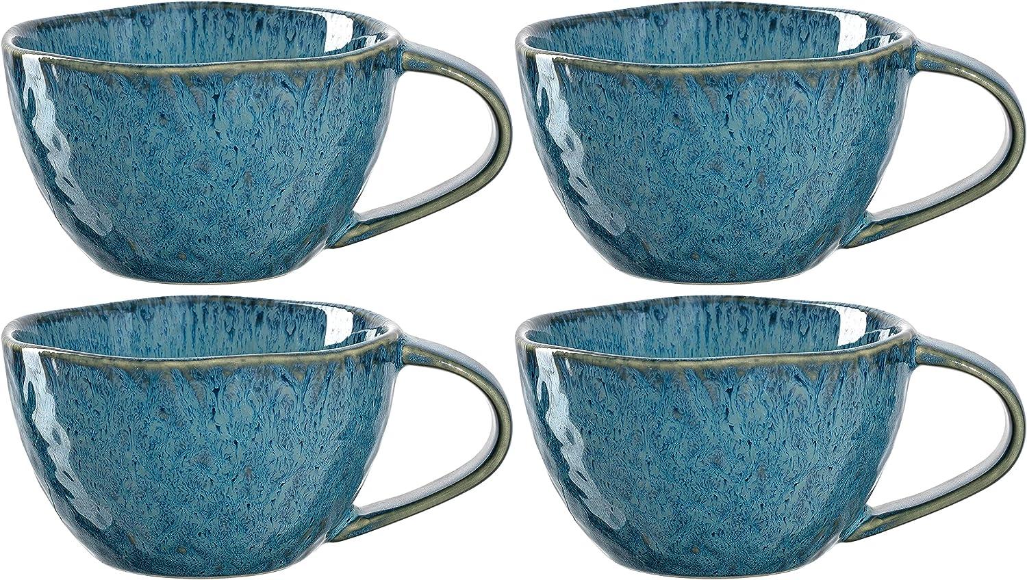 Leonardo MATERA Keramiktasse 290 ml blau 4er Set Bild 1