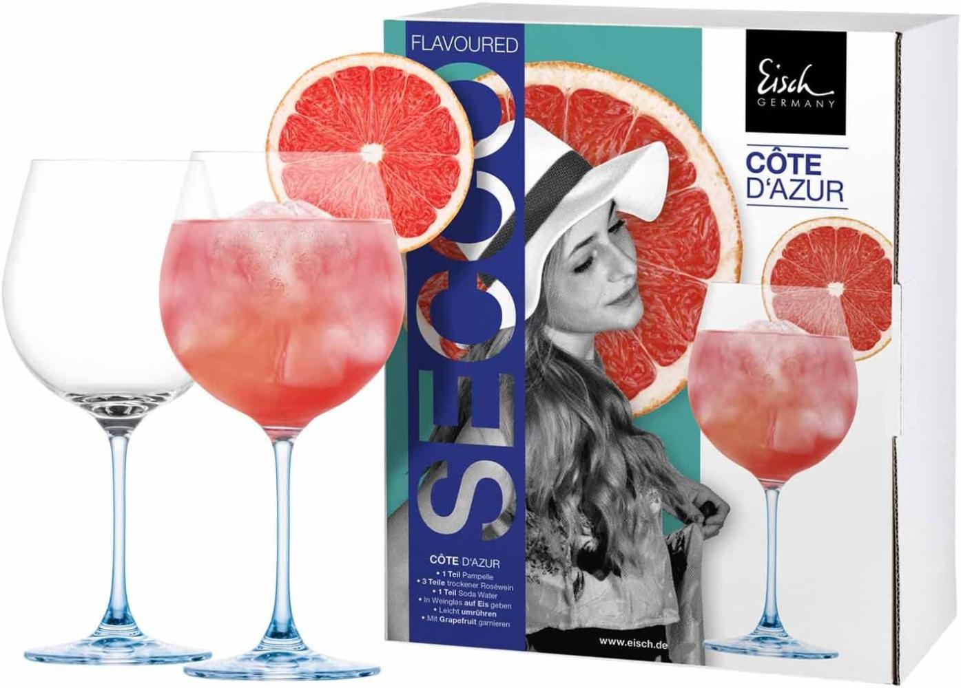 Eisch SECCO FLAVOURED Gläser Côte d’Azur 735 ml 2er Set im Geschenkkarton - A Bild 1