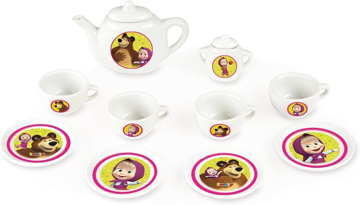 Smoby 310514 - Mascha Porzellan Kaffee Geschirrset Bild 1