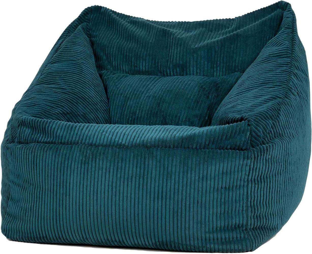 icon Übergroßer Sitzsack-Sessel „Morgan“, Cord, Sitzsäcke für das Wohnzimmer, Schlafzimmer, Sitzsäcke für Erwachsene Bild 1