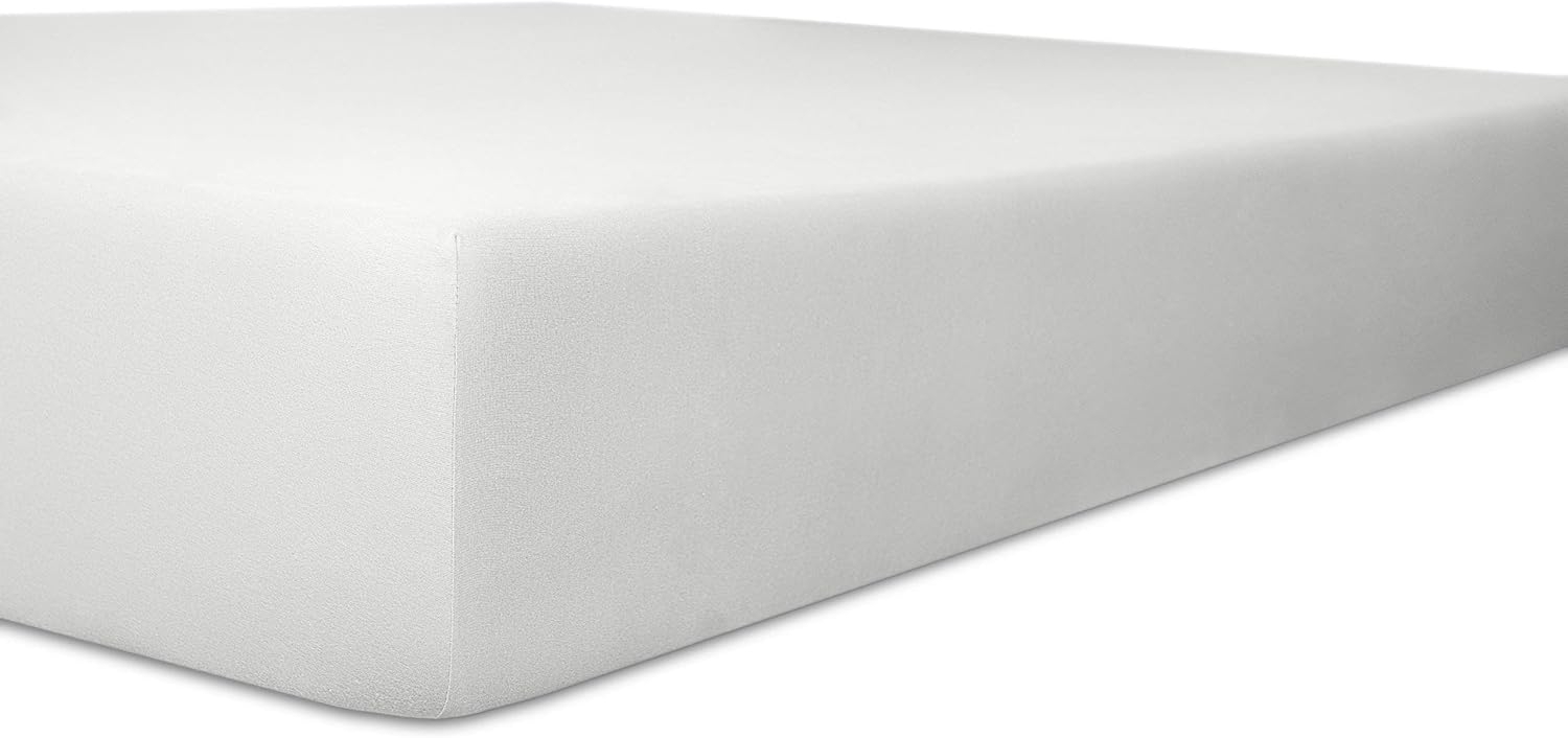 Kneer Spannbettlaken, Baumwoll-Mischgewebe, Weiß, 180x200 cm Bild 1