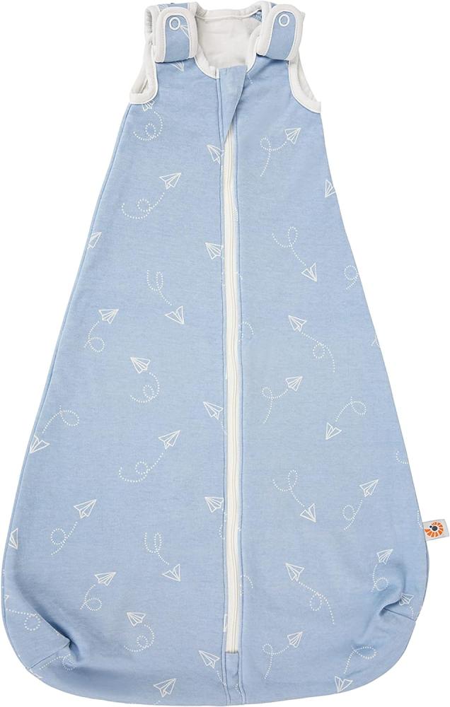 ERGObaby Baby-Schlafsack Winter Neugeborene 56-62 Baumwolle, Winterschlafsack Baby 0-6 Monate TOG 2. 5, Paper Planes Classic Sleep Bag Small Single Bild 1