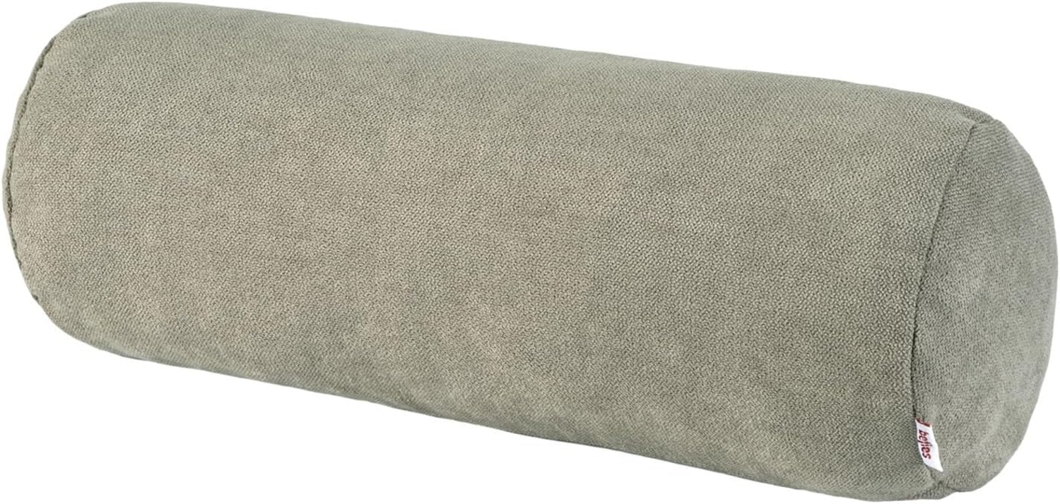 beties Nackenrollenbezug FarbTon, (1 Stück), Chenille-Haptik XL Rollenhülle ca. 25x70 cm greig-taupe Bild 1