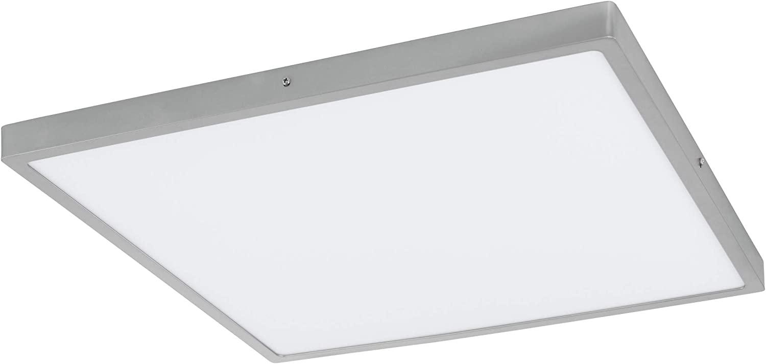 Eglo 97278 LED Aufbauleuchte FUEVA 1 silber weiß L:50cm B:50cm H:3cm 4000K Bild 1