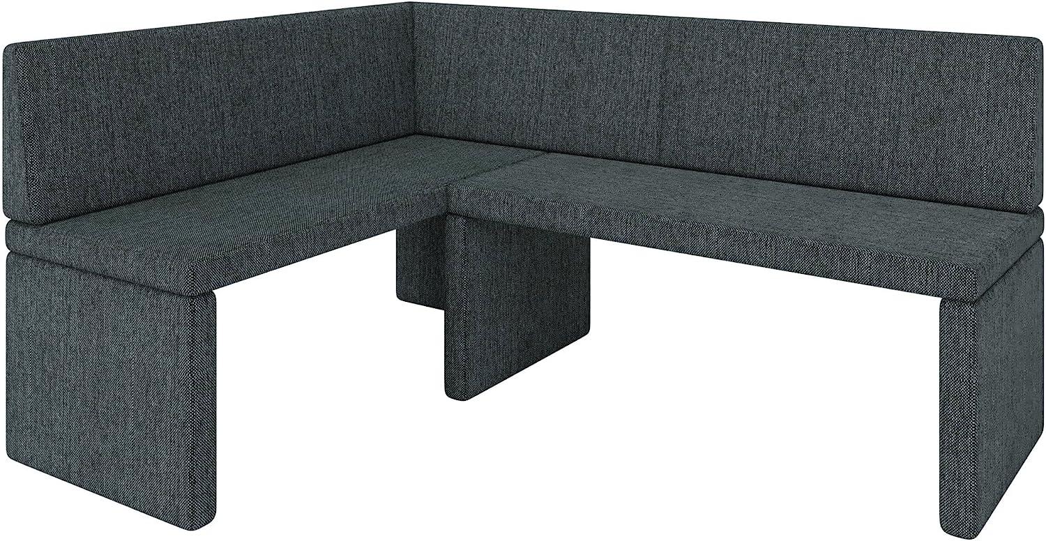 Eckbank Akiko Corner Bench - Eckbankgruppe für Ihrem Esszimmer, Küche modern, Sitzecke, Essecke. Perfekt für Küche, Büro und Rezeption. Solide und Starke Verarbeitung. (INARI 96, 142x196cm Links) Bild 1